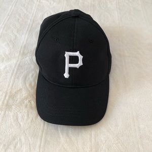 Pirates baseball hat unisex black one size